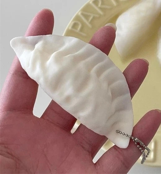 Dumpling Squishy Fidget Toy – Soft TPR Pendant Gift, 1/2 Pcs Squishy Fidget Toy Babs 1PC