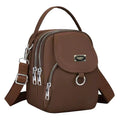 Women's Lightweight Solid Color Crossbody Shoulder Bag Crossbody Shoulder Bag Babs Brown