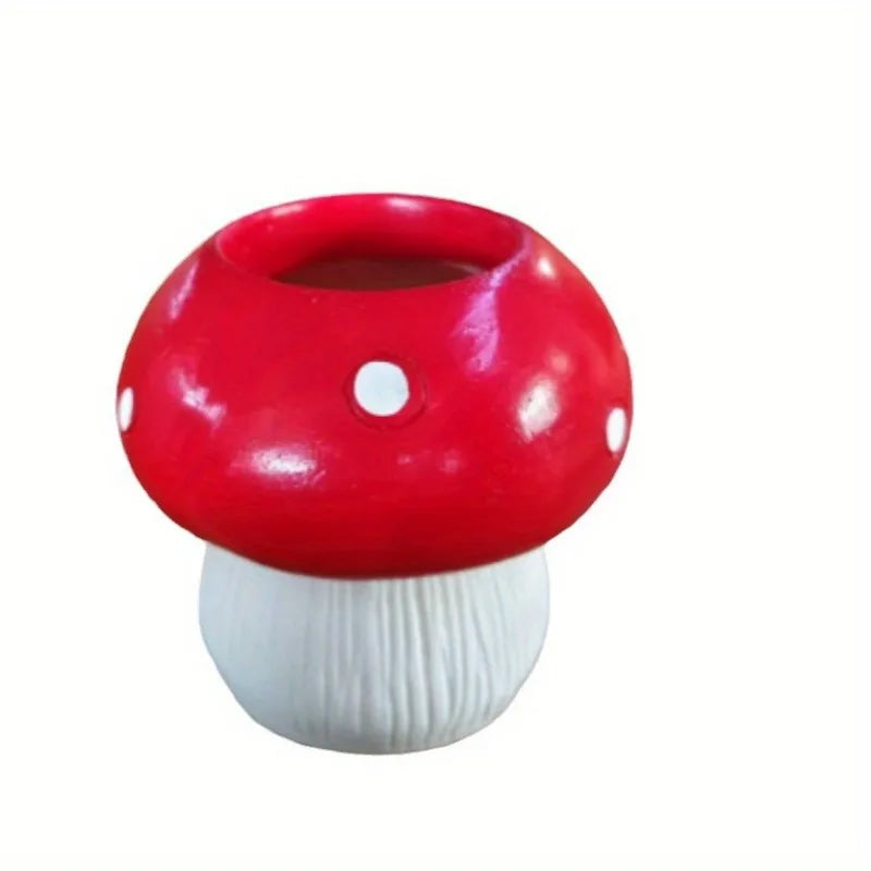 Resin Mushroom Vase – Cute Modern Tabletop Home Decor Gift Decorative Resin Vase Babs