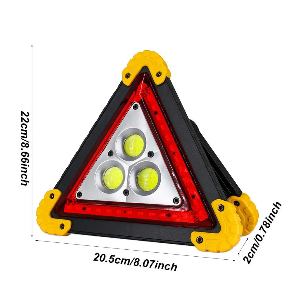 LED Triangle Emergency Warning Light | Portable Road Safety Lamp Emergency Warning Light Babs 1PCS