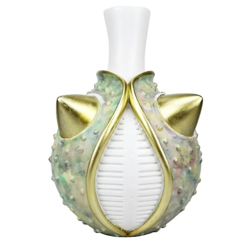 Luxury Resin Decorative Vase – Vintage Aesthetic Table Decor Decorative Resin Vase Babs
