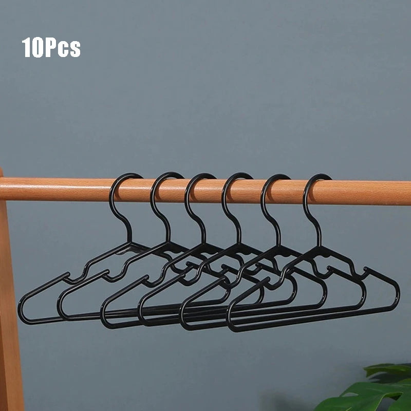 Non-Slip Kids Plastic Hangers 10/20 Pack – Infant & Child Kids Clothes Hangers Babs 10Pcs Black