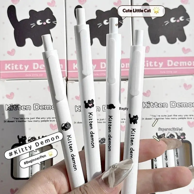 4-Pack Cartoon Retractable Gel Pens – Smooth Student Writing Set Retractable Gel Pens Babs