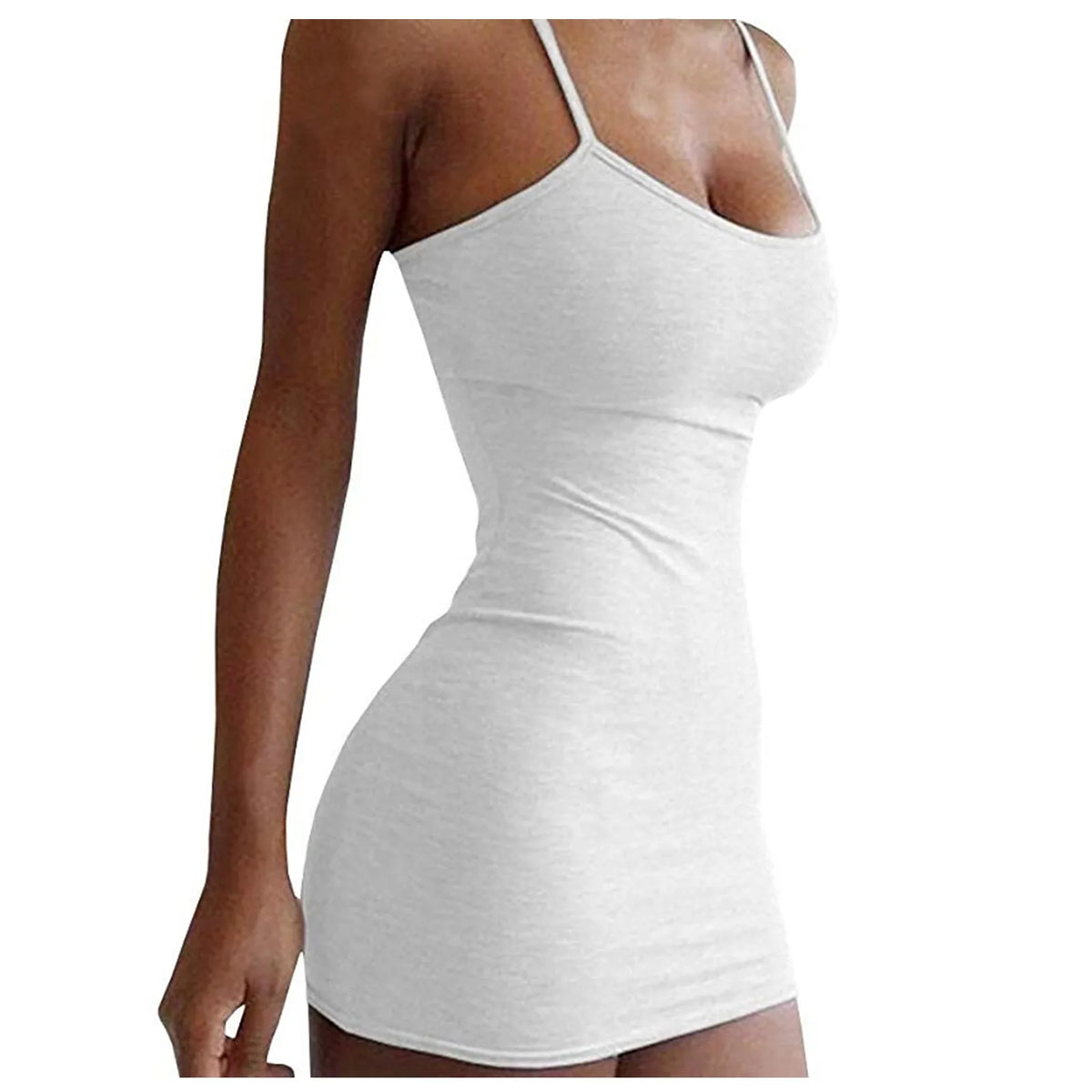 Women's Spaghetti Strap Nightgown Sleeveless V-Neck Sleepwear Women's Nightgown Babs