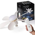 E27 LED 30W Ceiling Fan Light with Remote & Dimmer Ceiling Fan Light Babs WHITE 350W
