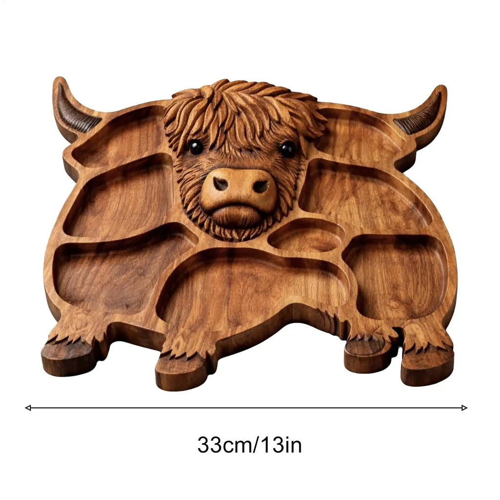 Cow Charcuterie Board – Wooden Food Platter for Parties Charcuterie Serving Board Babs