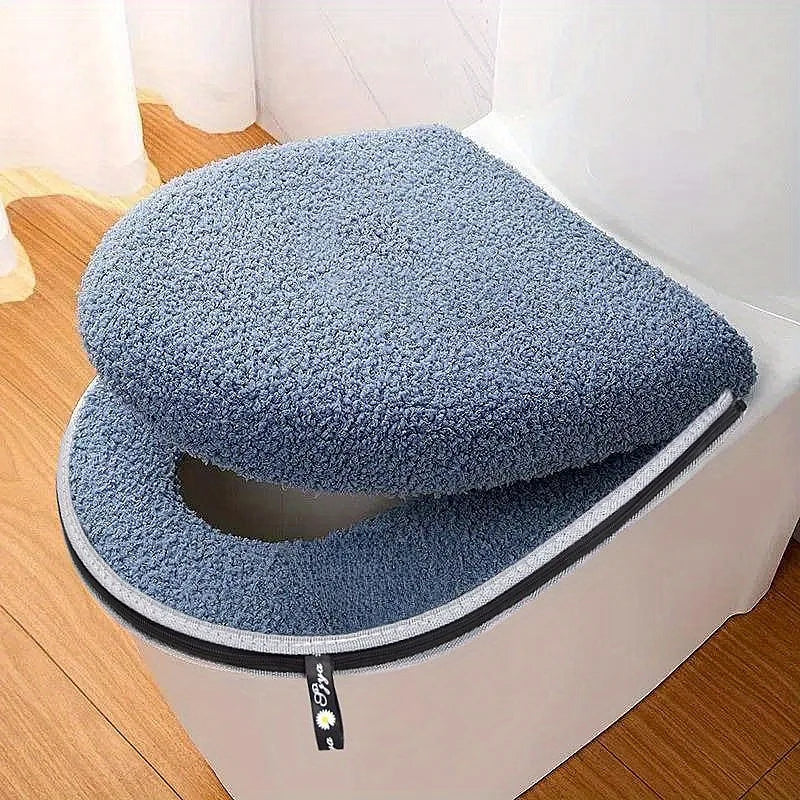 Winter Thickened Toilet Seat Cushion Set – Machine Washable Toilet Seat Cushion Babs