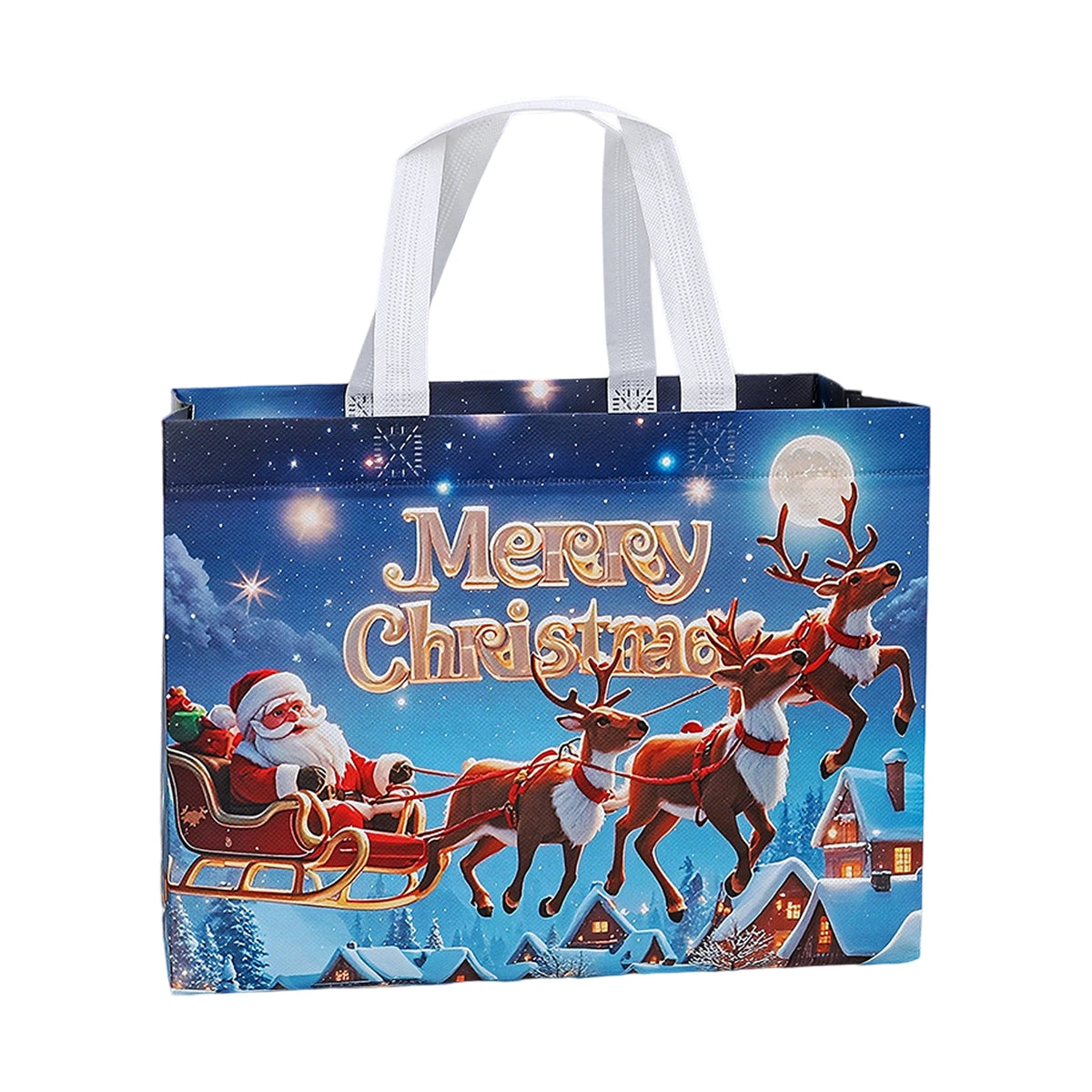 Reusable Non-Woven Christmas Gift Bags with Handles Christmas Gift Bags Babs One Size One Size L