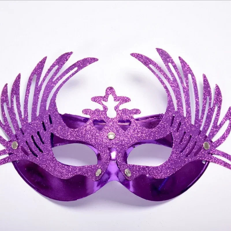 12pc Venetian Peacock Masquerade Eye Masks | Party Set Masquerade Eye Masks Babs