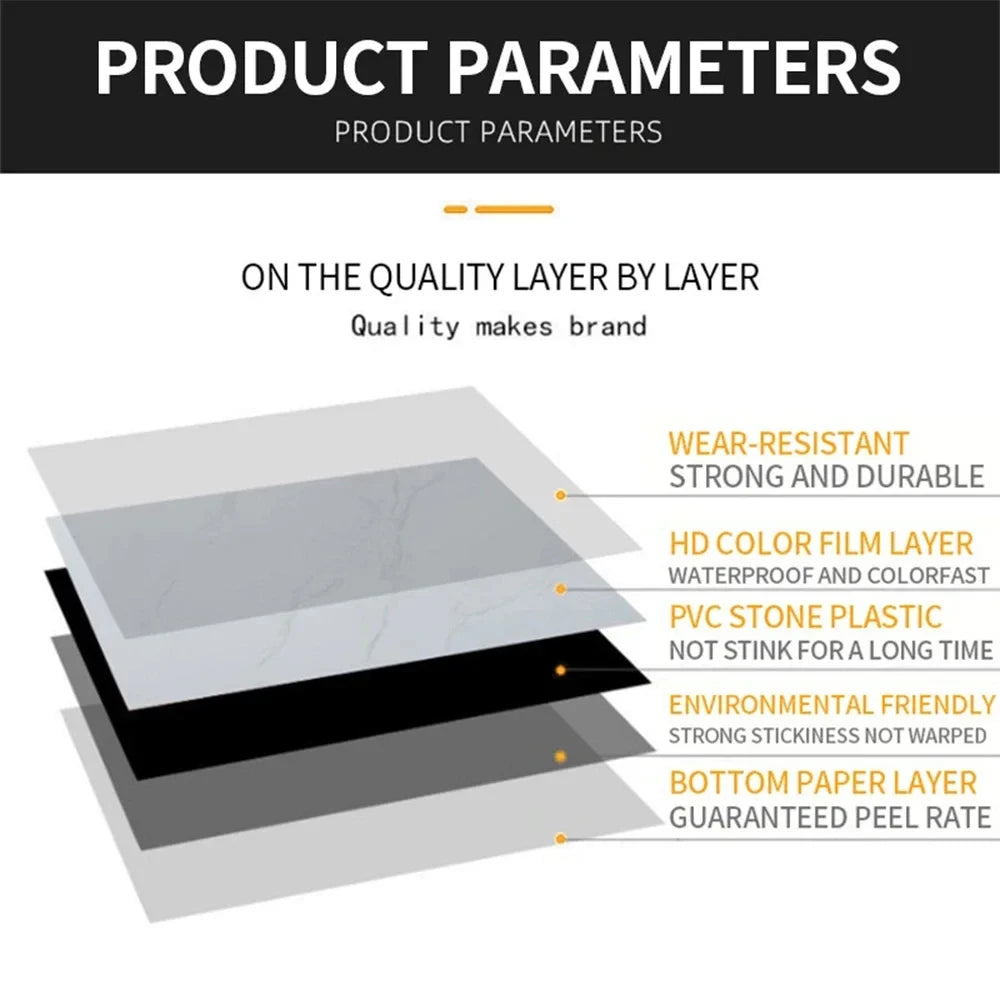 3D Marble Tile Peel & Stick Wall Stickers – 30x30cm Waterproof 3D Wall Sticker Panels Babs