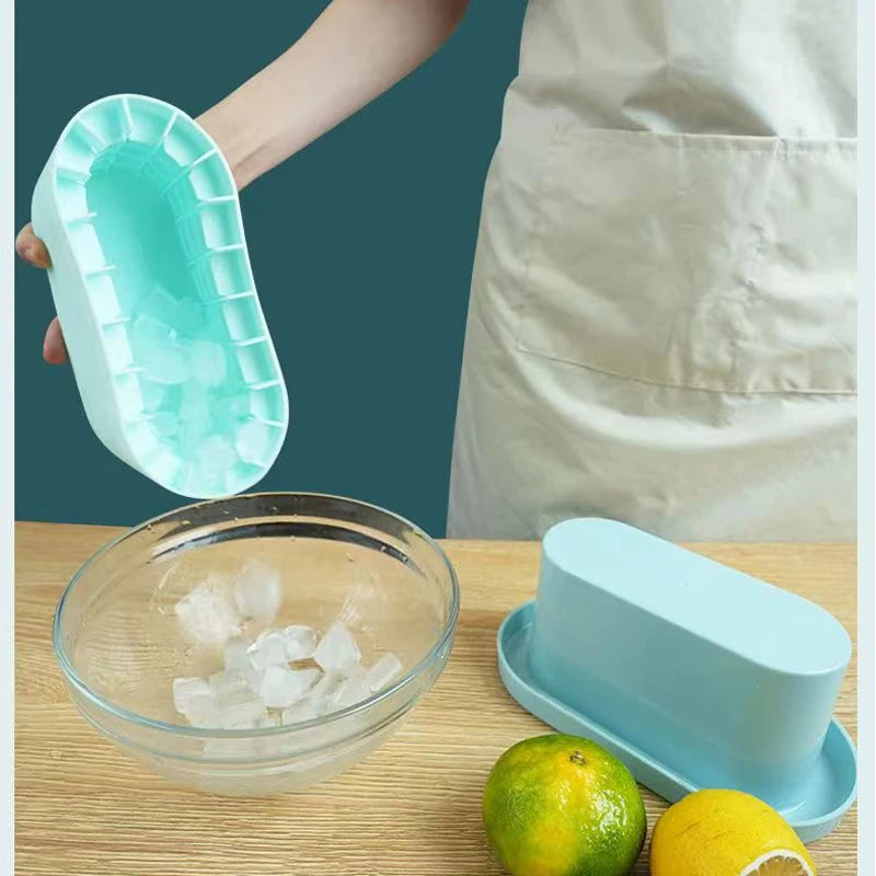 Large Round Silicone Ice Cube Mold & Ice Bucket – DIY Maker Silicone Ice Cube Mold Babs