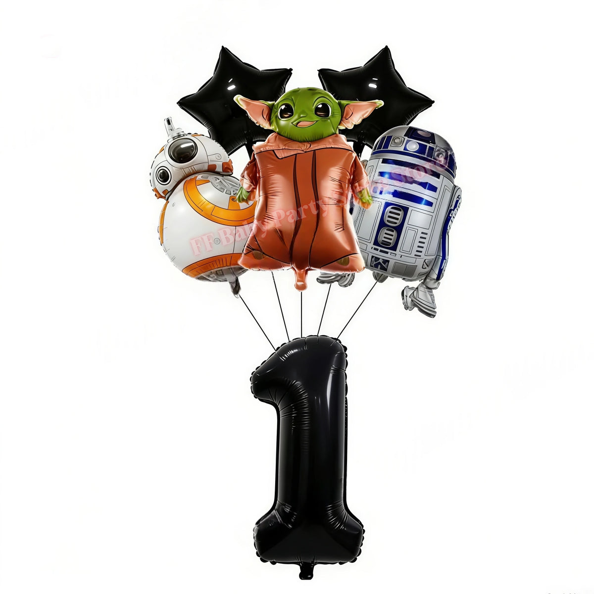 Robot Birthday Party Decorations Set – Balloons, Plates & More