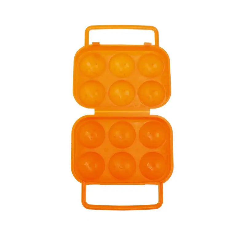 Portable Plastic Egg Carrier Container – Camping & Kitchen Egg Storage Container Babs orange