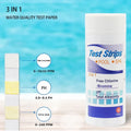 Pool & Spa Water Test Strips 50PCS – pH, Chlorine & Hardness Pool Water Test Strips Babs 3 in 1