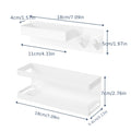 Magnetic Umbrella Rack, Key & Fridge Side Storage Set | No Drill Magnetic Storage Set Babs WHITE