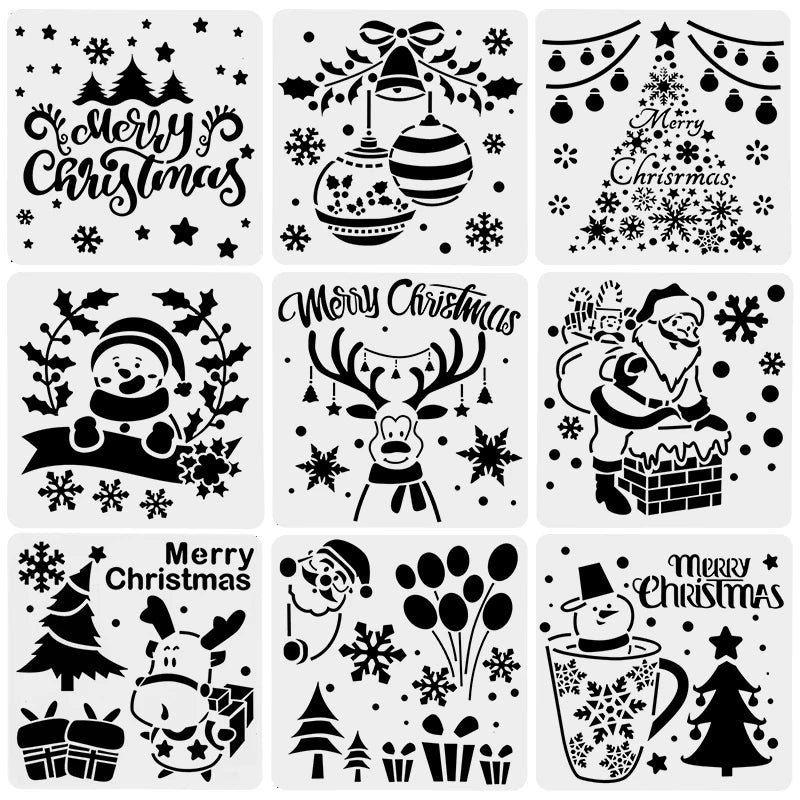 Christmas Drawing Stencils – DIY Cards, Scrapbooking & Wall Decor Christmas Drawing Stencils Babs