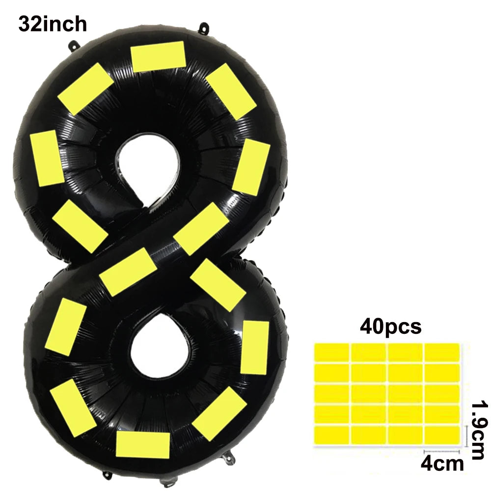 Construction Party Balloons – Excavator Dump Truck Boys Decor Party Balloons Babs PURPLE As pictures show