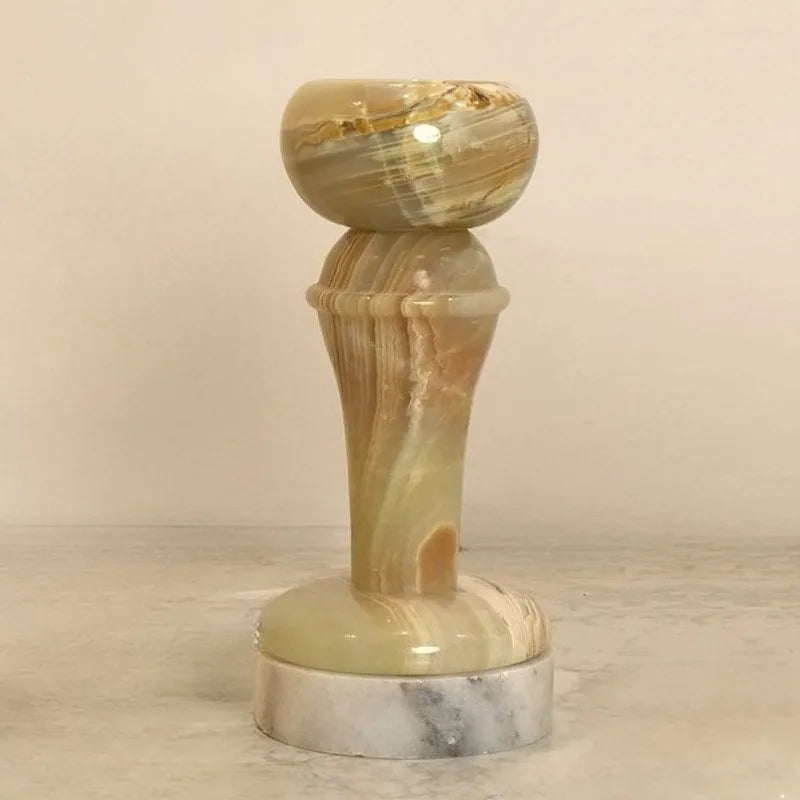Jade Luxury Candle Holder – Elegant Wedding Centerpiece Jade Candle Holder Babs