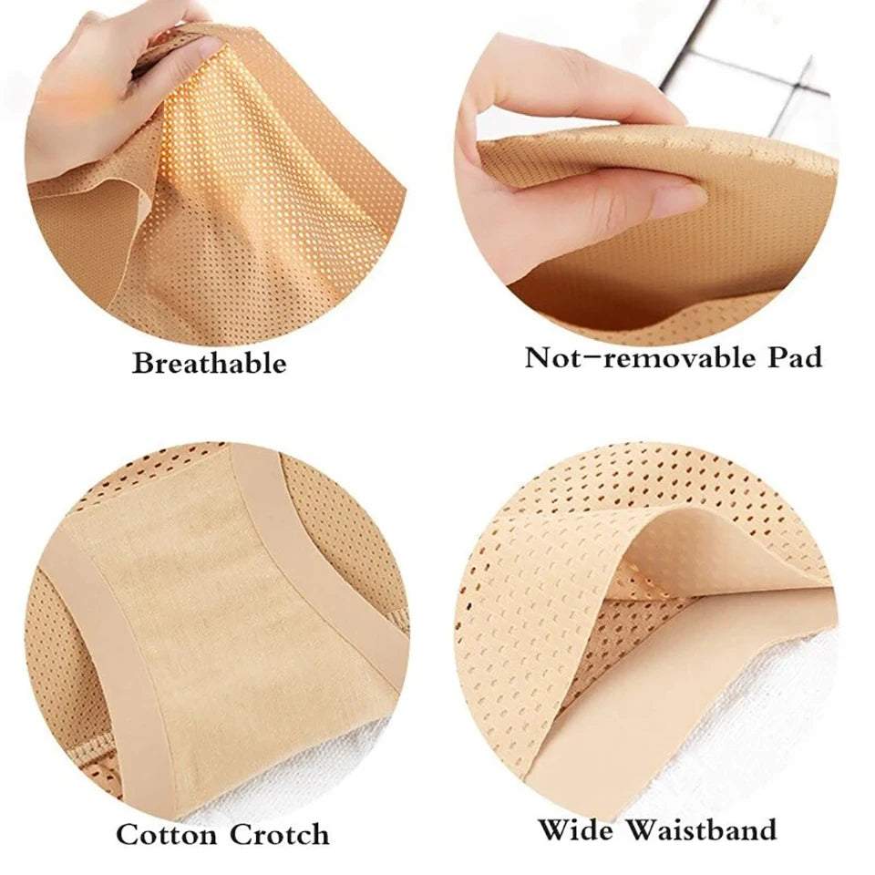 Women's Padded Butt Lifter Shapewear Hip Enhancer Boyshorts Padded Shapewear Babs