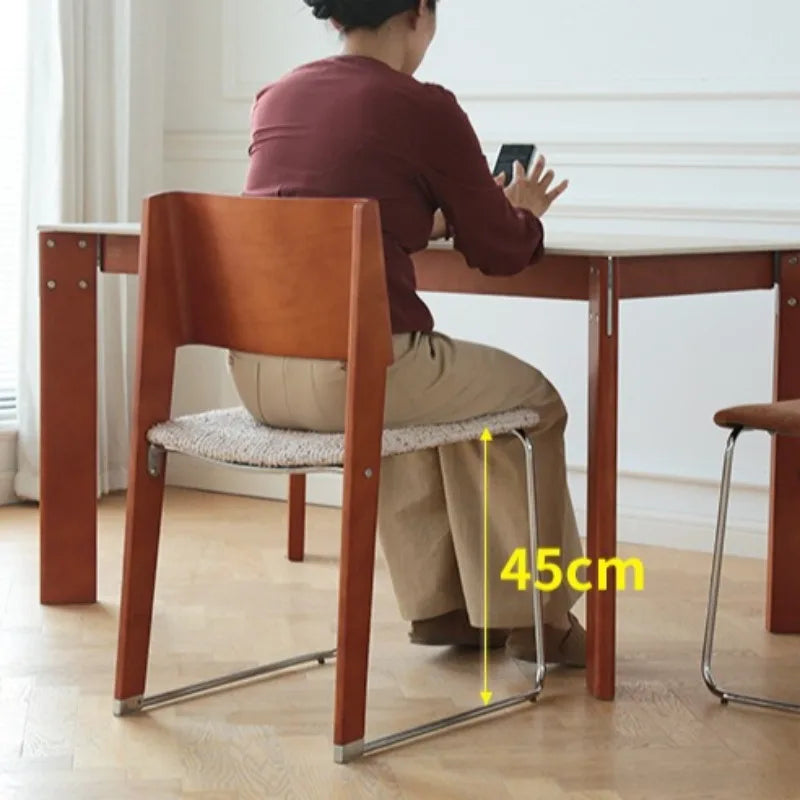 Nordic Solid Wood Dining Chair – Modern Minimalist Luxury Dining Chair Babs