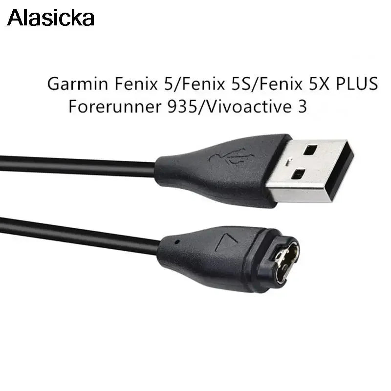 USB Charging Cable for Garmin Fenix 5, 5X, 6, 6X – CE Certified Smartwatch Charging Cable Babs
