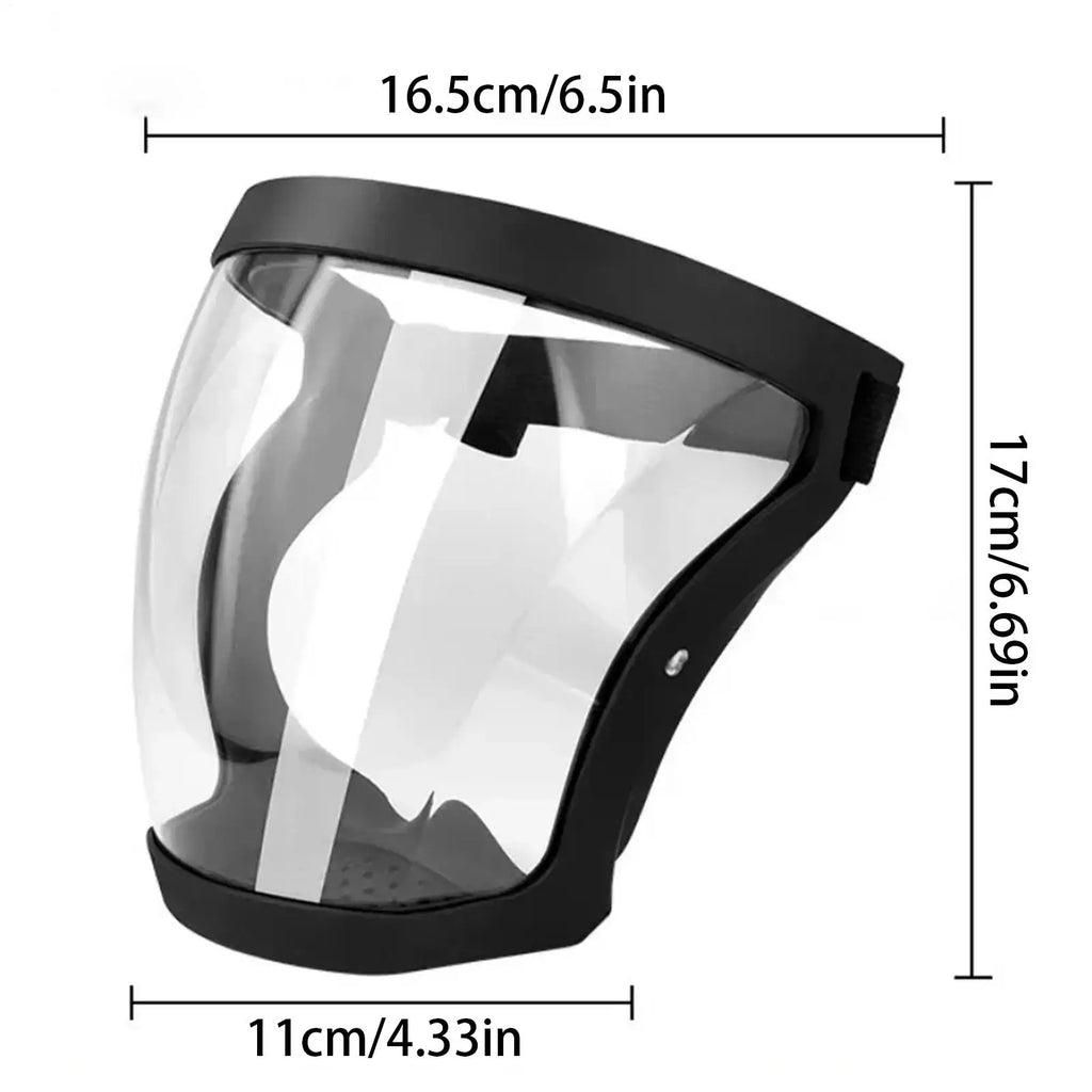 Anti-Fog Full Face Shield with Filter & PC Lens | Safety Mask Full Face Shield Babs