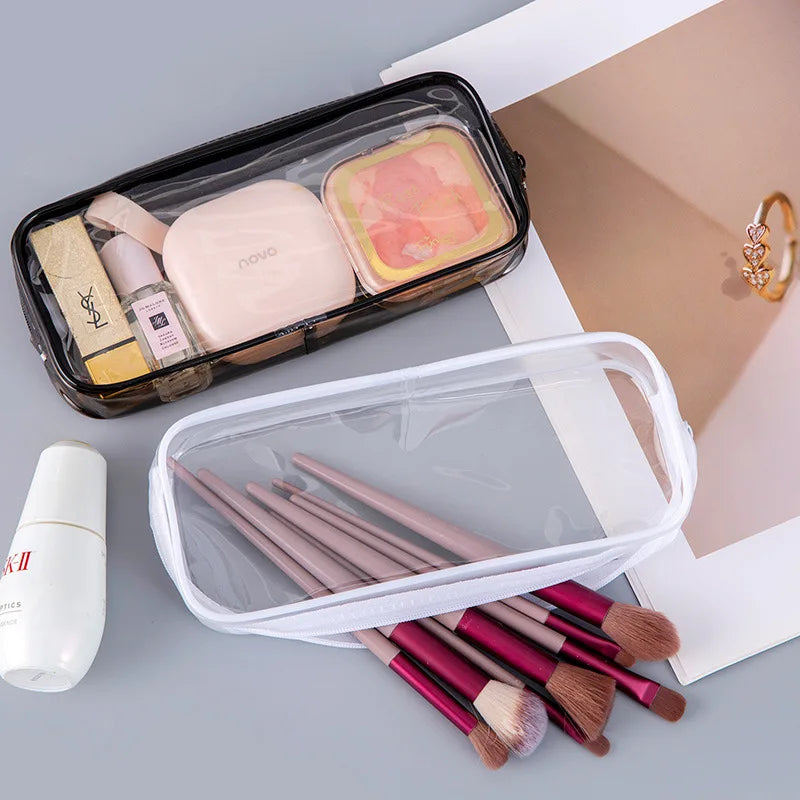Waterproof Transparent Pencil Case – Large Capacity PVC Zipper Bag Transparent Pencil Case Babs