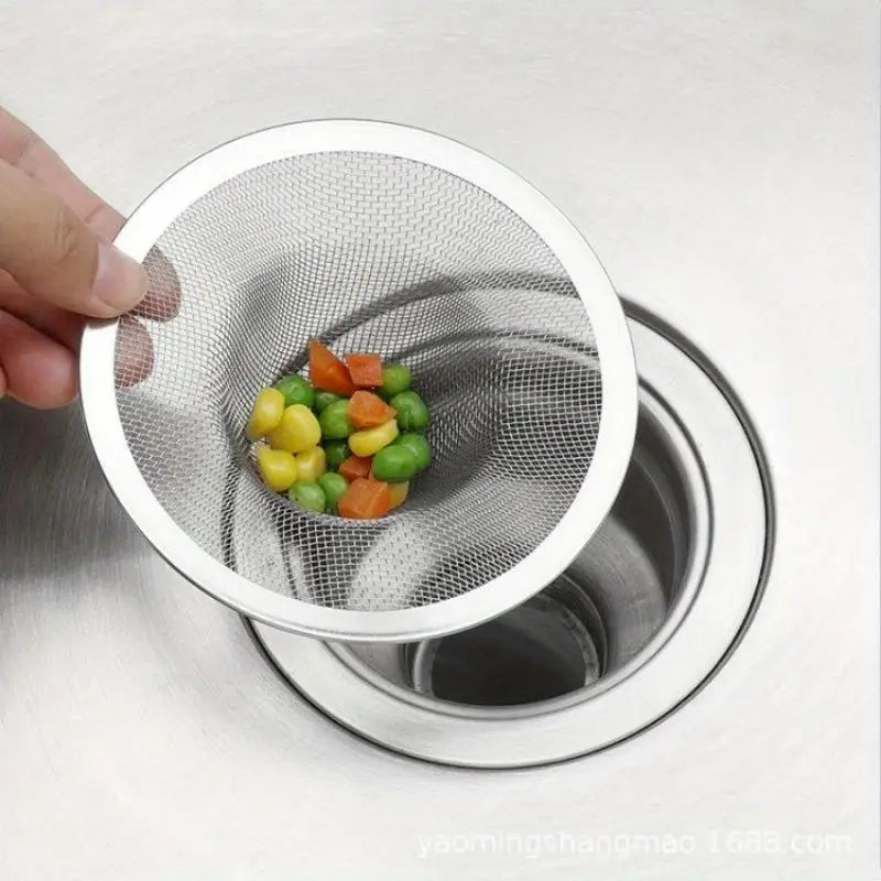 4-Piece Stainless Steel Sink & Floor Drain Filter Cover Set Drain Filter Cover Babs