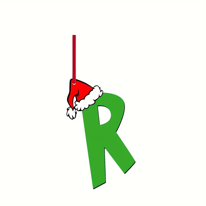 26 Letter Christmas Tree Ornaments – DIY Holiday Décor Set Christmas Ornaments Babs R