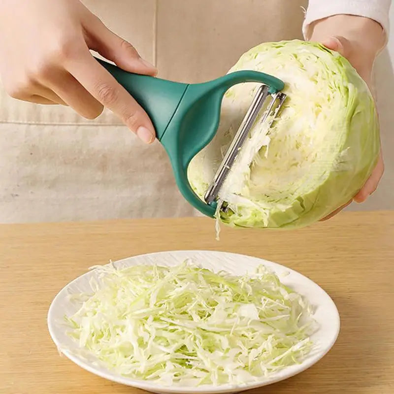 Double-Headed Vegetable Peeler & Cabbage Slicer Shredder Vegetable Slicer Shredder Babs