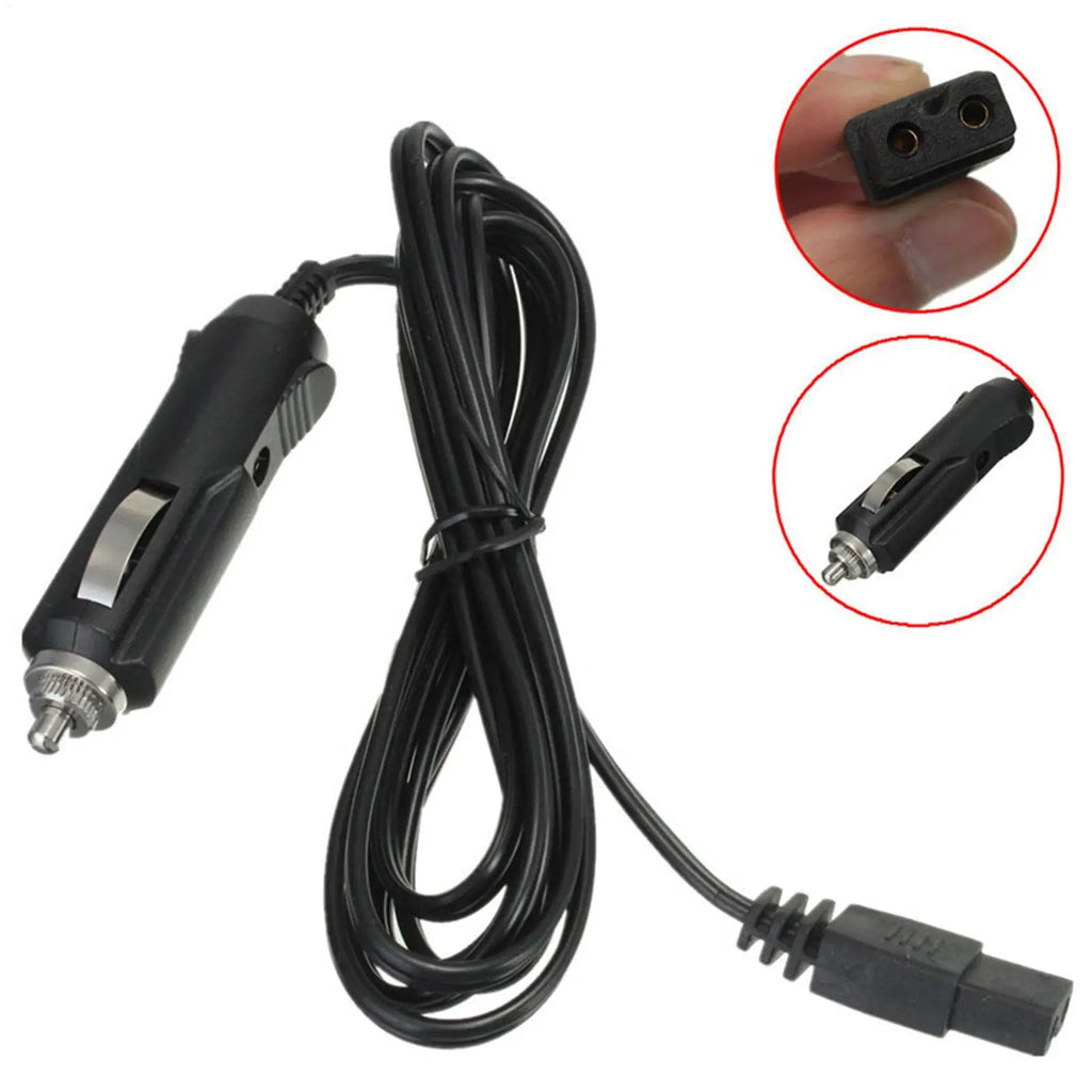 2-Pin Power Cord for Car Mini Fridge & Portable Cooler Car Fridge Power Cord Babs