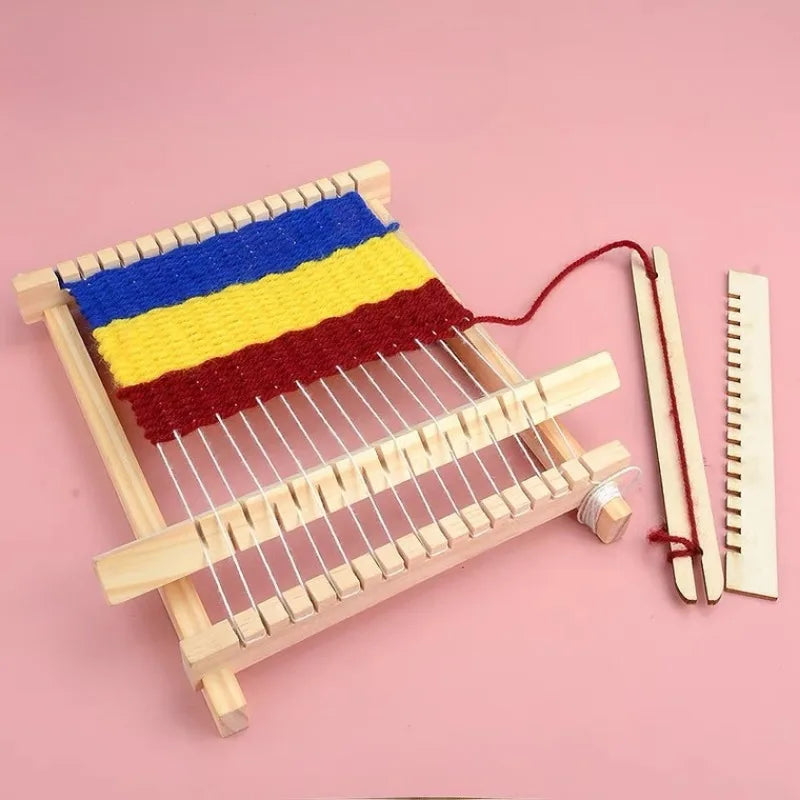 Bamboo Weaving Loom Kit – DIY Tapestry & Craft Set Weaving Loom Kit Babs