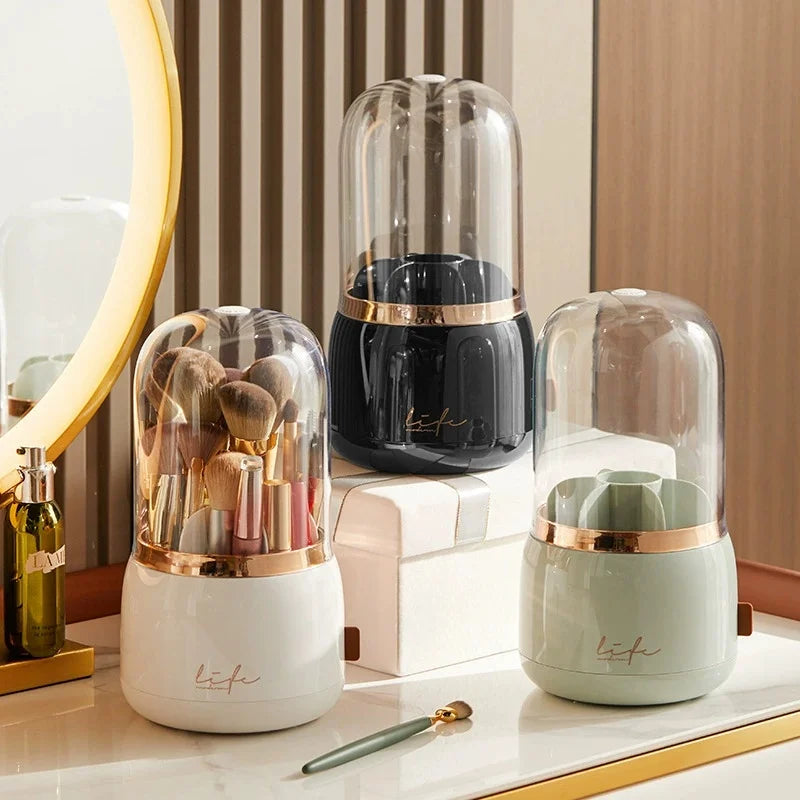 360° Rotating Clear Makeup Organizer | Multi-Compartment Holder Makeup Organizer Babs