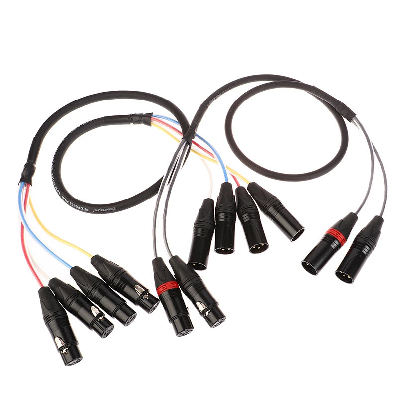3-Pin XLR Male to Female Balanced Audio Cable 1M | HUXUAN XLR Audio Cable Babs