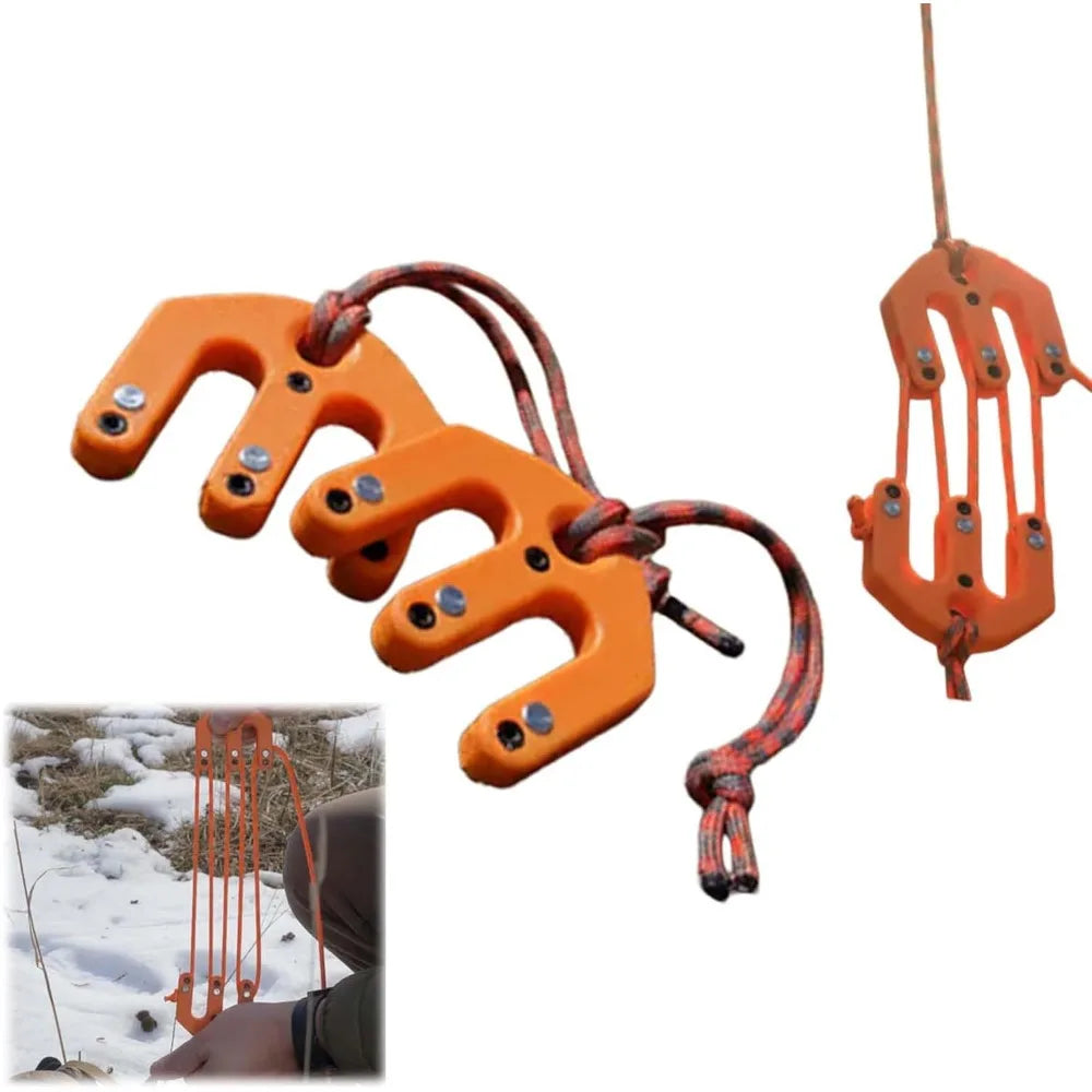 Hunting Hoist Block & Tackle System – Manual Outdoor Lift Hunting Hoist System Babs