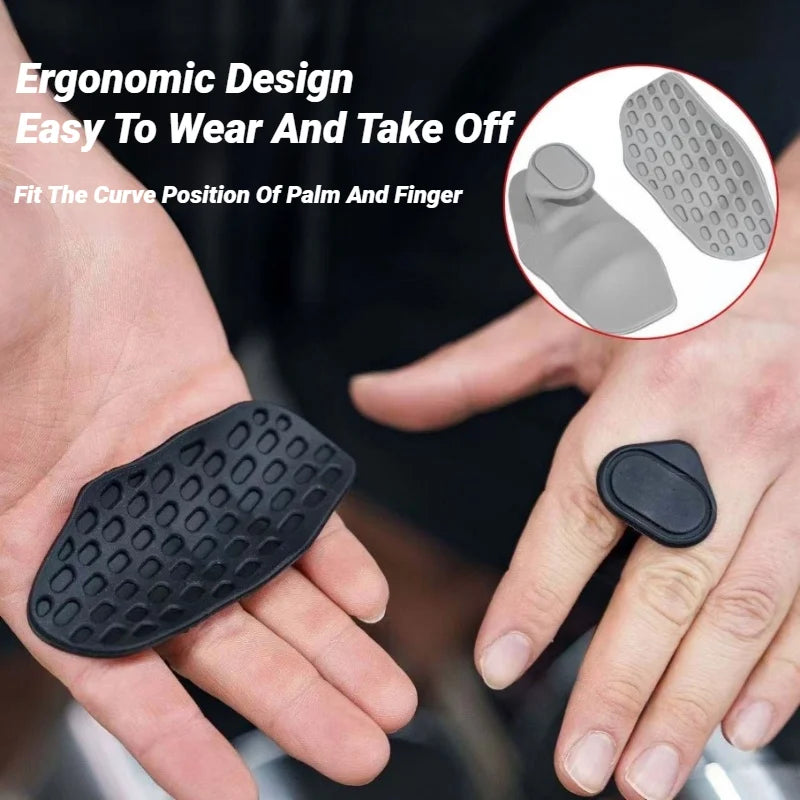 Silicone Anti-Slip Gym Grip Pads – Unisex Palm Protector Gym Grip Pads Babs