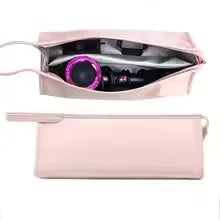 Portable Hair Dryer & Curler Travel Storage Bag – PVC Hair Tool Storage Bag Babs pink