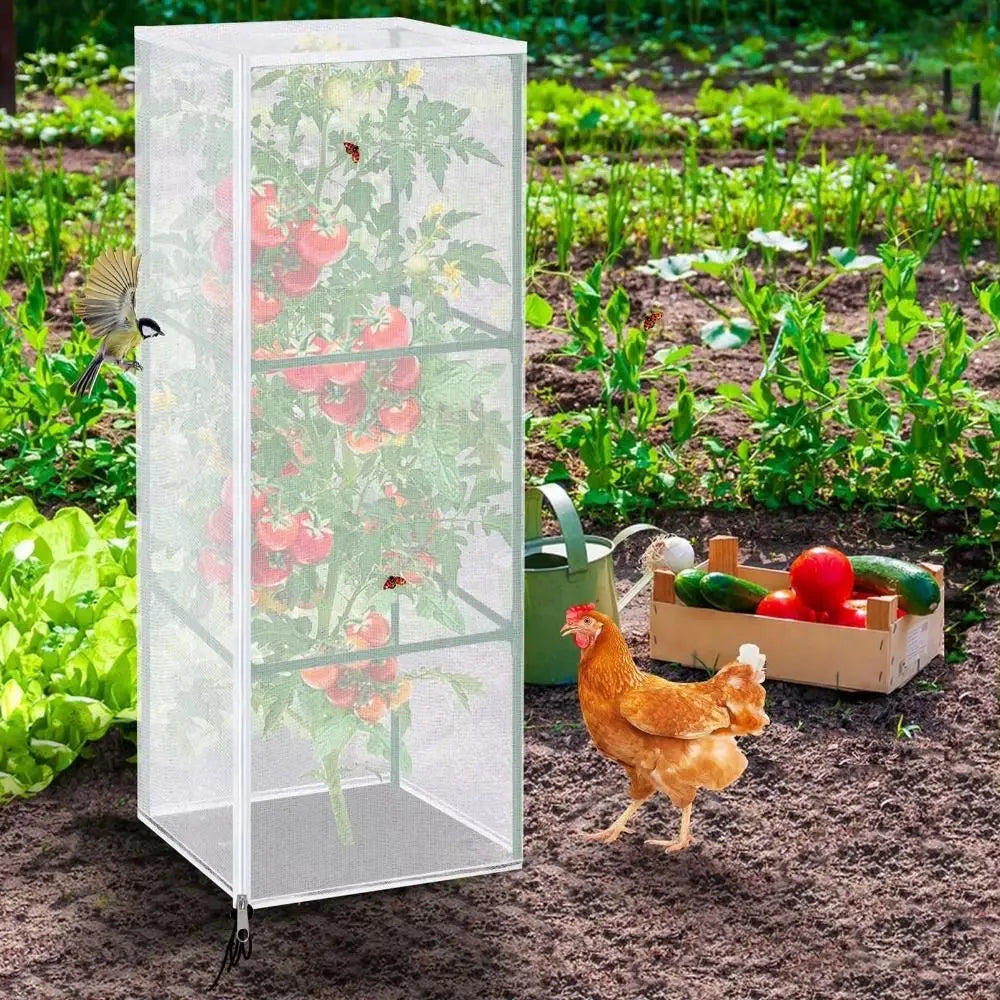 Fine Mesh Plant Netting Cover – Zipper Bird & Insect Barrier Garden Plant Netting Babs