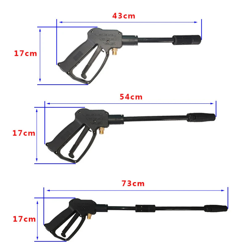 High-Pressure Garden Wand Sprayer – Car Wash & Lawn Care Garden Hose Wand Babs