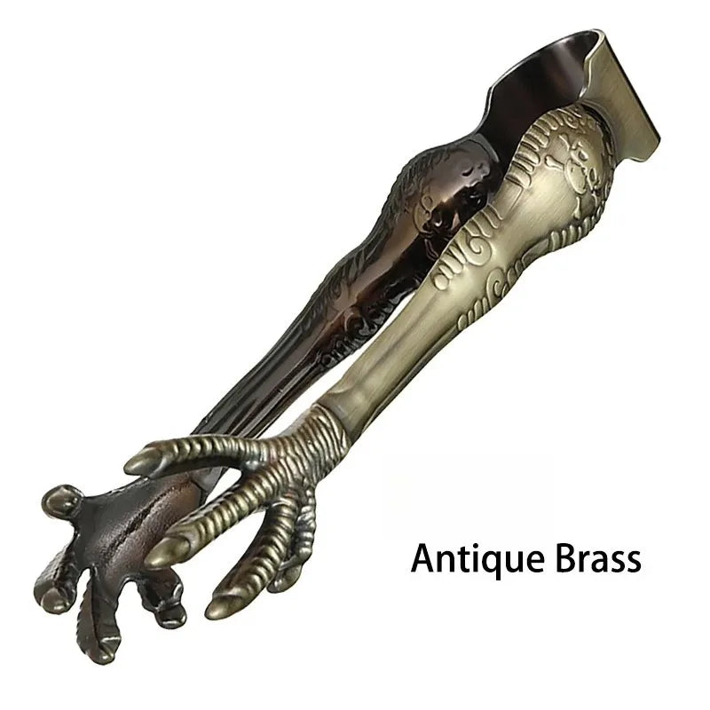 Bird Claw Ice Tongs – Stainless Steel Bar Serving Clip Bar Ice Tongs Babs
