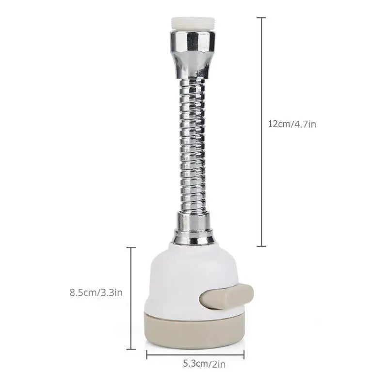 360° Flexible Faucet Sprayer Nozzle Extender – ABS Tap Faucet Nozzle Extender Babs