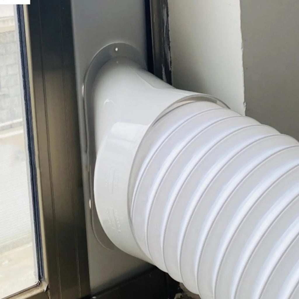 Portable AC Exhaust Hose Adapter | Window Vent Baffle Connector AC Hose Adapter Babs