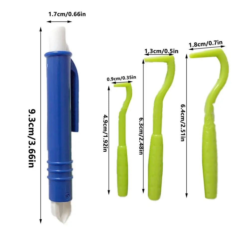 4-Piece Pet Tick Removal Kit – Hooks & Tweezers for Dogs & Cats Pet Tick Remover Kit Babs Green