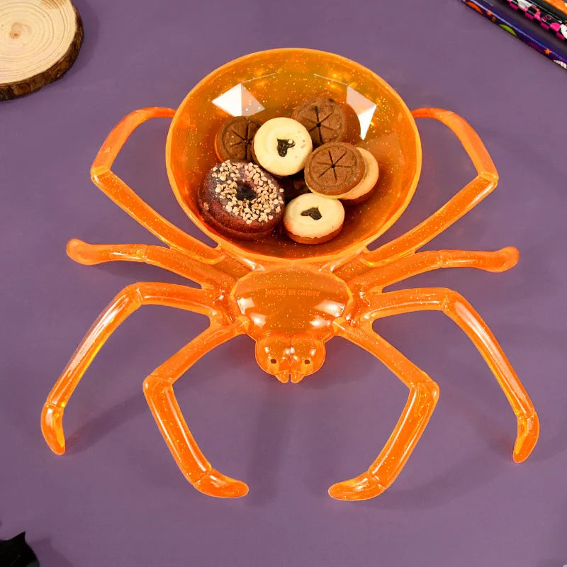 Halloween Spider Candy Bowl – Trick or Treat Party Serving Tray Halloween Party Bowl Babs