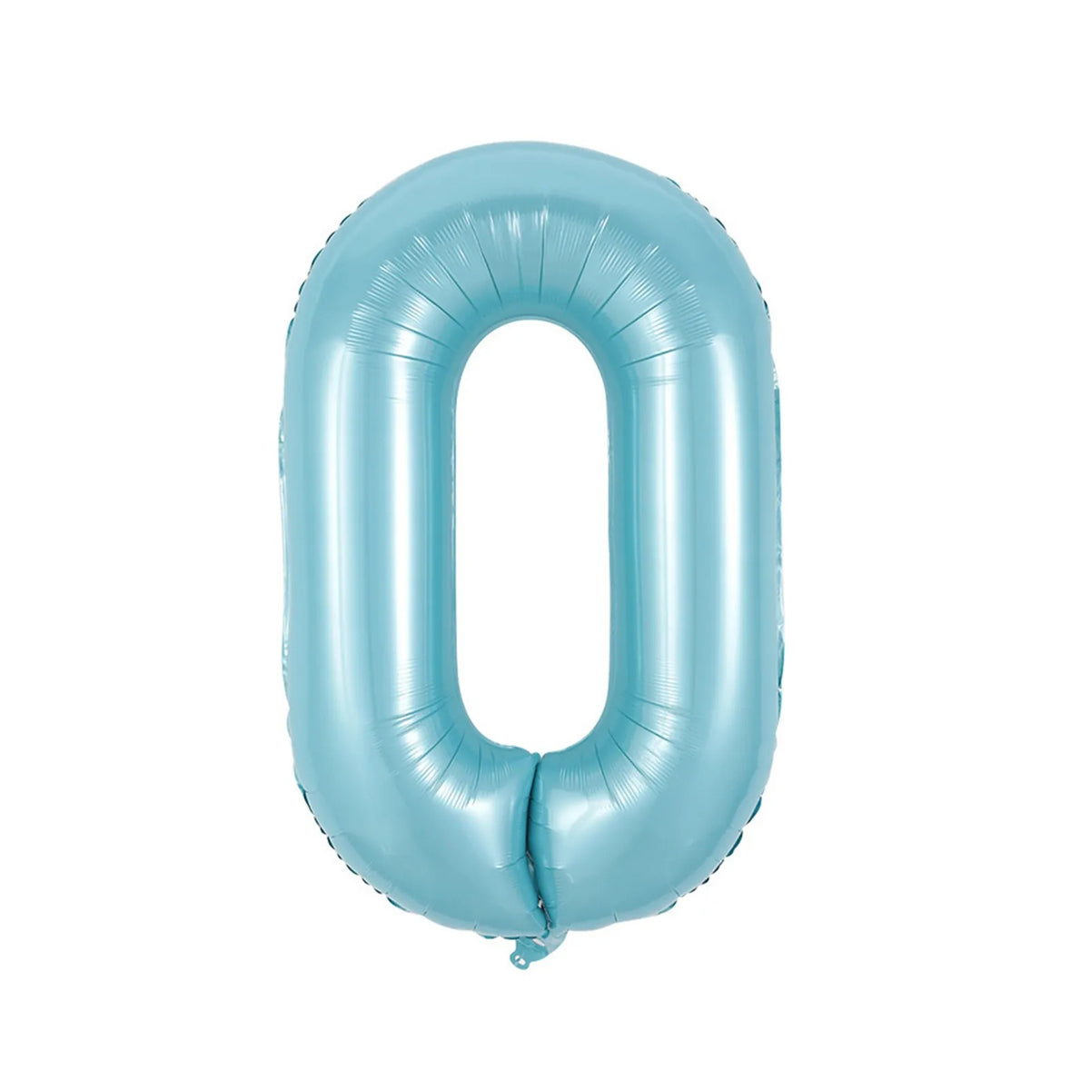 40" Pearl Blue Number Foil Balloons 0–9 | Party Decoration Number Foil Balloon Babs A One Size