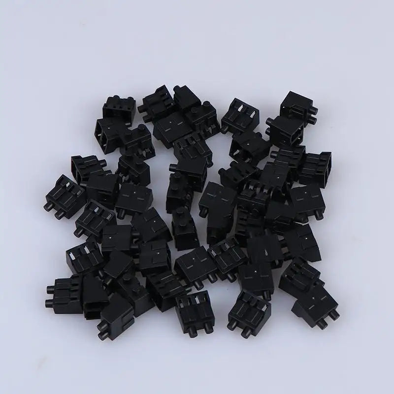 LC Duplex Fiber Optic Dust Caps – Anti-Oxidation Port Covers 10/50pc Fiber Optic Dust Caps Babs Black 50pcs