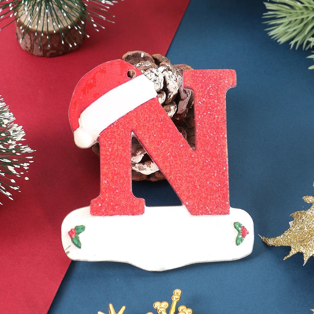 3D Alphabet Christmas Ornaments – DIY Letter Pendants Christmas Ornaments Babs N 1Pcs