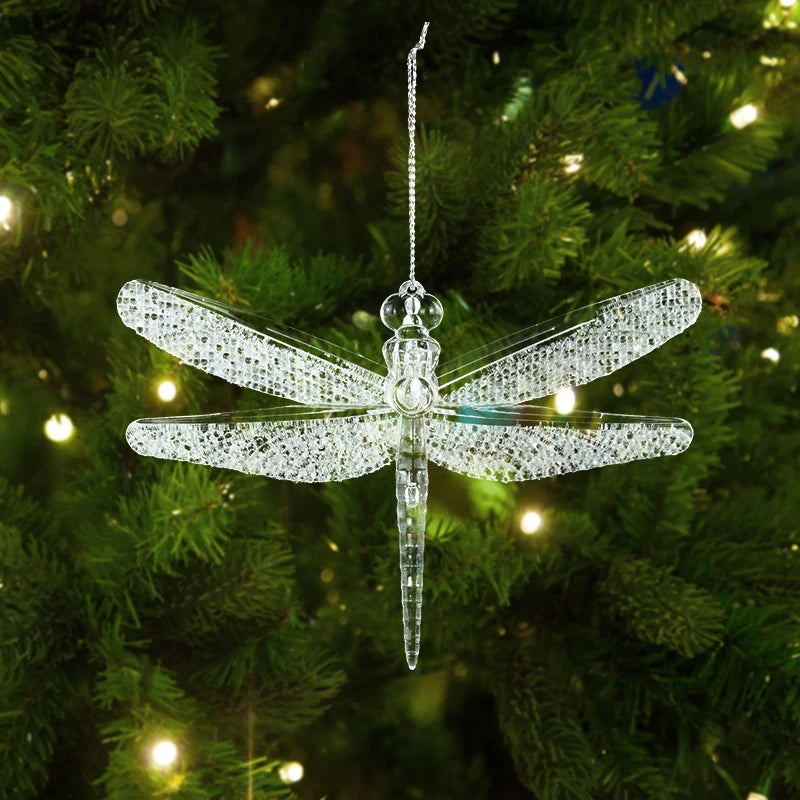 Acrylic Snowflake Christmas Ornaments – Transparent Pendants Christmas Tree Ornaments Babs J