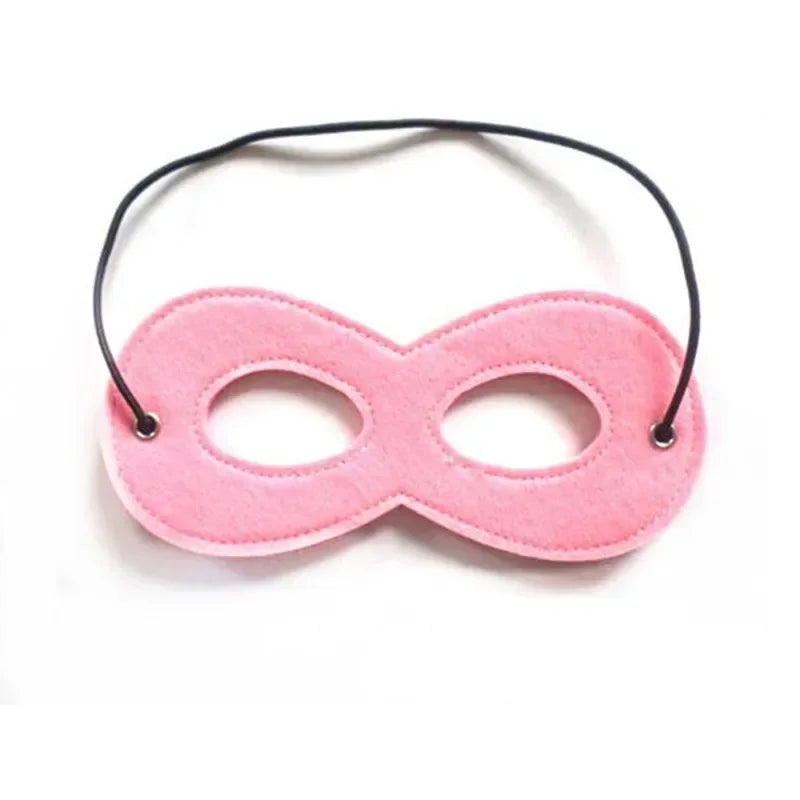 Felt Eye Mask for Kids & Adults – Party Masquerade Costume Costume Mask Babs Pink