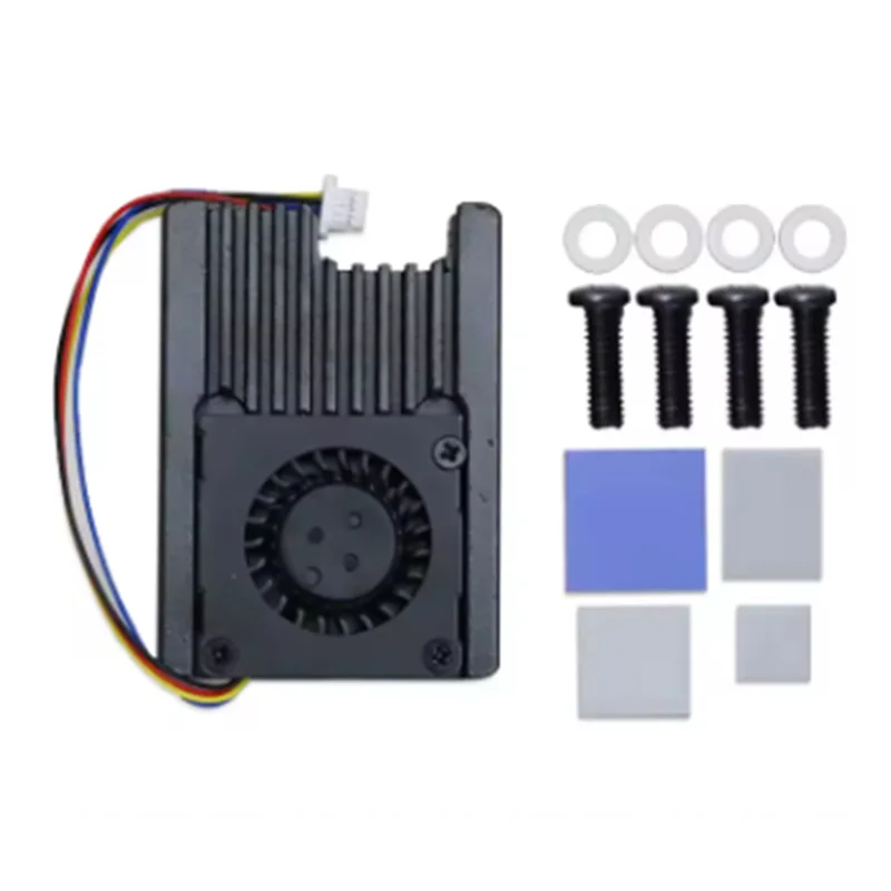 Raspberry Pi CM5 Cooling Fan & Heatsink – PWM Speed Control SBC Cooling Fan Babs As Shown B